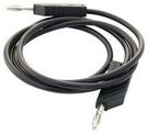 TEST LEAD, BLK, 1M, 60V, 32A