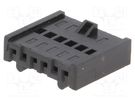 Plug; wire-board; female; Minimodul; 2.5mm; PIN: 6; w/o contacts LUMBERG