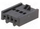 Plug; wire-board; female; Minimodul; 2.5mm; PIN: 4; w/o contacts LUMBERG