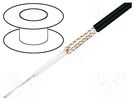 Wire: coaxial; RG316U; stranded; CCS; PTFE; brown; 2.5mm HELUKABEL