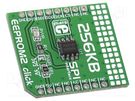 Click board; EEPROM memory; SPI; 24C08WP; prototype board MIKROE
