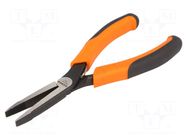 Pliers; flat,elongated; for gripping; B: 49mm; C: 16.5mm; D: 8.5mm BAHCO