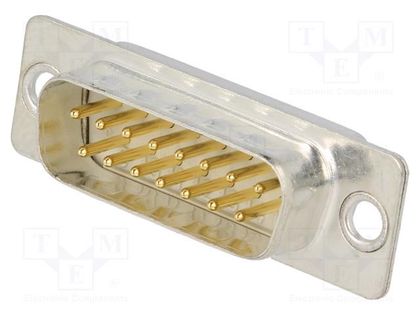 D-Sub; PIN: 15; plug; male; soldering; Type: turned contacts HARTING 09670155604