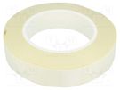 Tape: electrical insulating; W: 25mm; L: 50m; Thk: 165um; white; 5% H-OLD