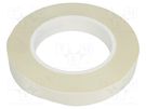 Tape: electrical insulating; W: 19mm; L: 50m; Thk: 165um; white; 5% H-OLD
