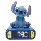 Digital alarm clock with a Stitch 3D nightlight, Lexibook