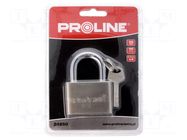 Padlock; shackle; Equipment: key x4; 50mm; gates,cabinets,sheds PROLINE