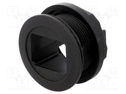Case; 22mm; har-port; -25÷70°C; Ø22.3mm; IP20; black HARTING 09454520001