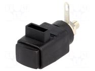 Laboratory clamp; black; 60VDC; 16A; screw,spring clamp; nickel SCHÜTZINGER