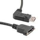 CABLE ASSY, DISPLAYPORT PLUG-RCPT, 7.9"