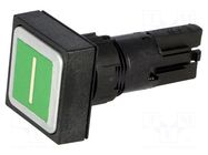 Switch: push-button; 16mm; Stabl.pos: 1; green; RMQ-16; Pos: 2 EATON ELECTRIC