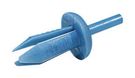 WIRING DUCT RIVET, NYLON 6, BLUE