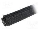 Polyester braid; ØBraid : 50.8mm; polyester; black; -70÷125°C ALPHA WIRE