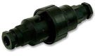 CONNECTOR, IN-LINE, BLACK