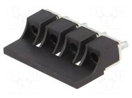 Screw bridge; black; ways: 4 POKÓJ