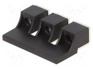 Screw bridge; black; ways: 3 POKÓJ