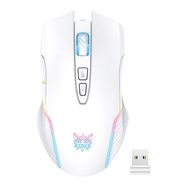 Onikuma CW905 White Wireless Gaming Mouse, ONIKUMA