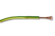 WIRE, H07V-K, GRN/YEL, 4MM, 100M
