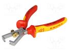 Stripping tool; 5mm; 7AWG; 10mm2; Wire: round; 1kVAC KNIPEX