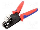 Stripping tool; 2.5÷10mm2; Wire: round; 195mm KNIPEX