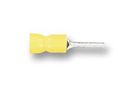 CRIMP TERMINAL, PIN, YELLOW, PK100