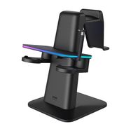 RGB Vertical Stand Meta Officially Co-Branded Kiwi Design QC03 for Meta Quest 3/Quest 2/Quest PRO Black, KiwiDesign