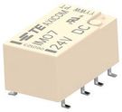 SIGNAL RELAY, DPDT, 2A, 24VDC, SMD