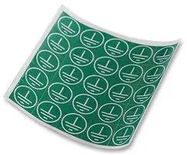 LABEL, EARTH GROUND, VINYL, ADHESIVE