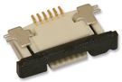 CONNECTOR, FFC/FPC, 6POS, 1ROW, 0.5MM