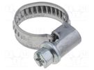 Worm gear clamp; 10÷16mm; steel; Plating: zinc LAPP