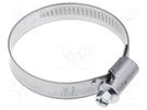 Worm gear clamp; 40÷60mm; steel; Plating: zinc LAPP