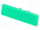 Protection; green; Width: 5mm; polyamide; -25÷100°C; ZG-G2.5 POKÓJ