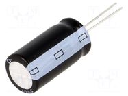 Capacitor: electrolytic; THT; 100uF; 250VDC; Ø16x30mm; Pitch: 7.5mm Elite