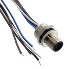 CABLE ASSY, M12, 5P RCPT-FREE END, 0.3M
