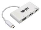 USB-C TRIPLE ADAPTER, HDMI, DP&VGA W/MST