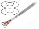 Wire: control cable; SUPER-PAAR-TRONIC-C-PUR; 2x2x0.25mm2; grey HELUKABEL