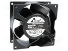 Fan: AC; axial; 230VAC; 92x92x38mm; 75m3/h; 37dBA; ball bearing FULLTECH