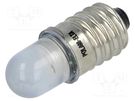 LED lamp; blue; E10; 24VDC; 24VAC; AC lum: 300÷400mcd POLAM-ELTA