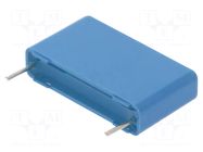 Capacitor: polypropylene; X2; 330nF; 630VDC; 305VAC; 6x15x26.5mm EPCOS / TDK