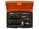 Kit: screwdrivers; Phillips,Pozidriv®,slot,Torx®; plastic box BAHCO