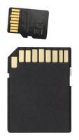 MICROSD MEMORY CARD W/ADAPTER, 2GB