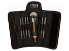 Kit: screwdrivers; Phillips,Pozidriv®,slot; ERGO®; 7pcs. BAHCO