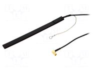 Antenna; automotive,inner; DAB; with amplifier; 3m; 16dB; 5VDC 4CARMEDIA
