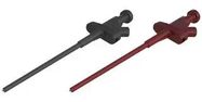TEST PROBE, CLAMP, BLK,RED, 60V, 4A