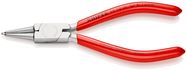 KNIPEX 44 13 J0 Circlip Pliers for internal circlips in bore holes with plastic coating chrome-plated 140 mm