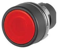 ACTUATOR, PB SWITCH, FLUSH, RED