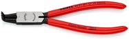KNIPEX 44 21 J21 Circlip Pliers for internal circlips in bore holes with plastic coating black atramentized 170 mm