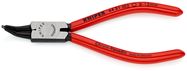 KNIPEX 44 31 J02 Circlip Pliers for internal circlips in bore holes 45° angled with plastic coating black atramentized 140 mm