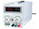 Power supply: laboratory; switched-mode,single-channel; 0÷12VDC GW INSTEK