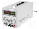 Power supply: laboratory; switched-mode,single-channel; 0÷60VDC GW INSTEK